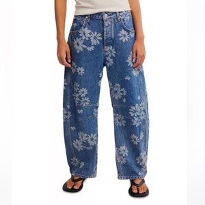 We The Free Good Luck Barrel Jeans